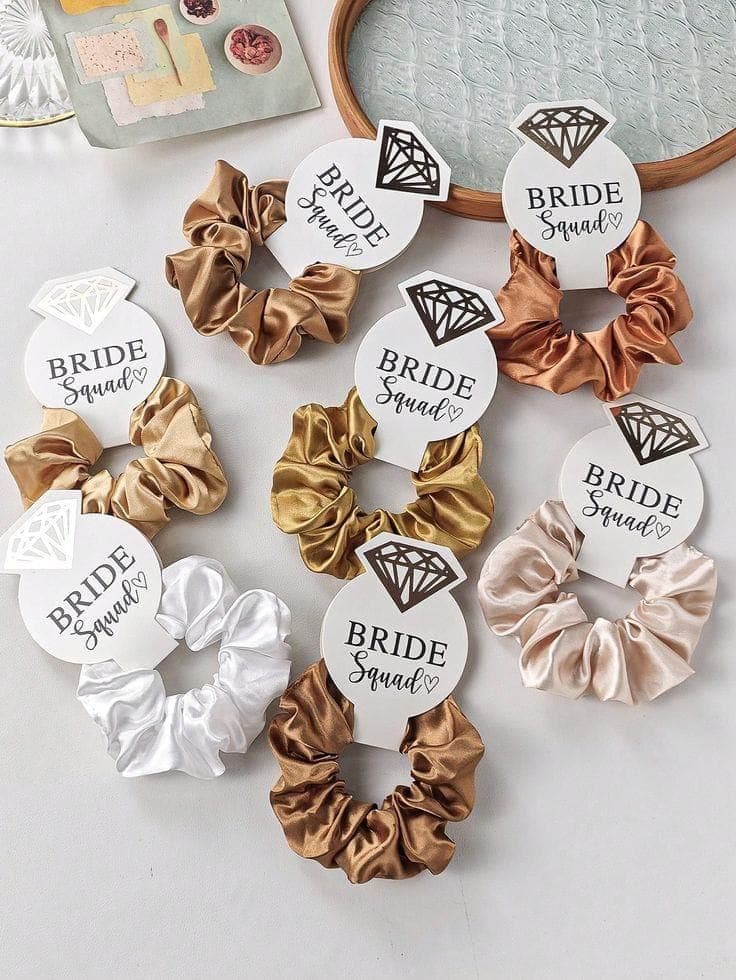 Bride Squad Scrunchie Favours