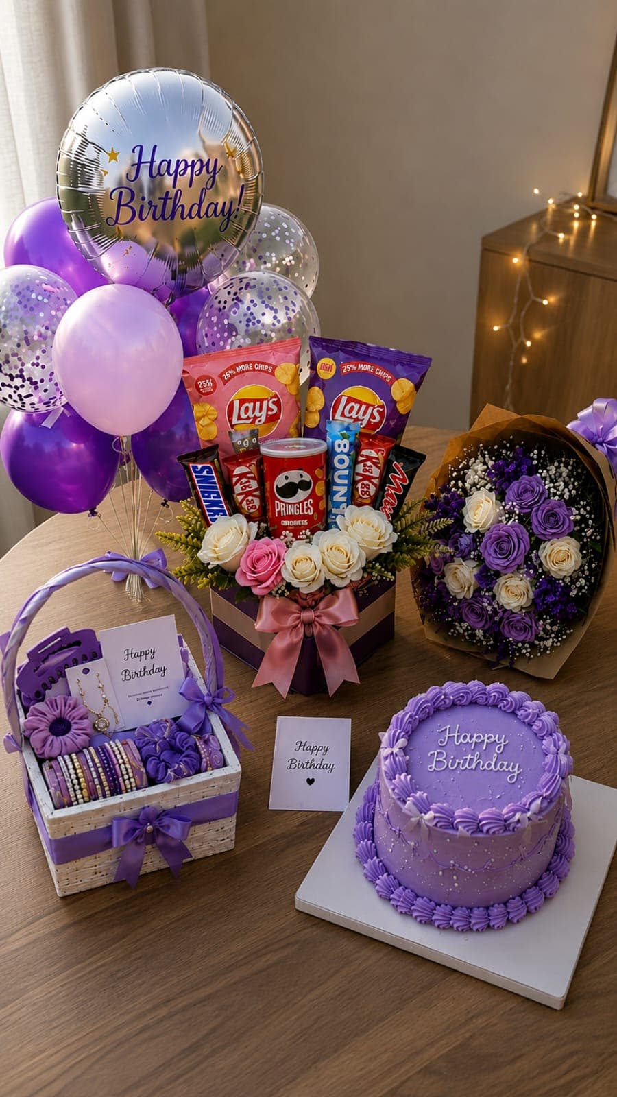 Lavender Birthday Celebration Set