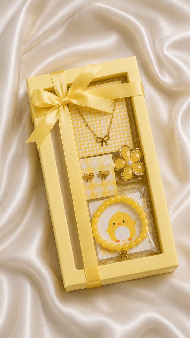 Sunshine Bow Jewelry Set