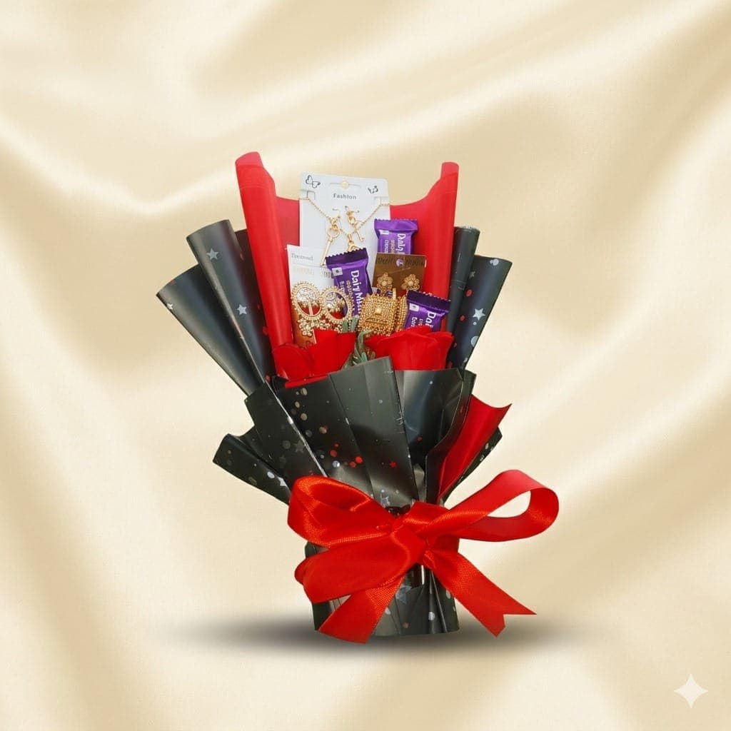 Rose Jewelry Chocolate Bouquet