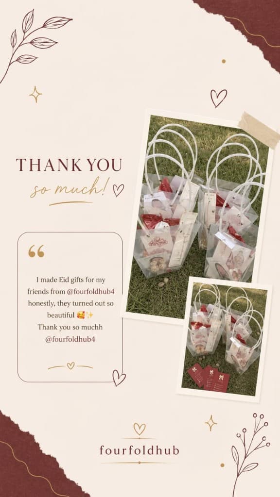 Eid gifts customer feedback