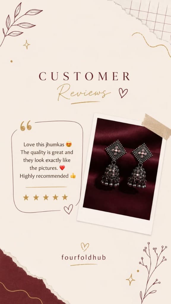 Jhumkas quality customer review